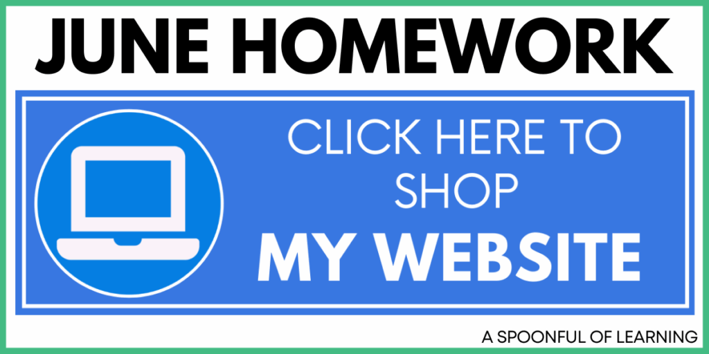 June Homework - Click Here to Shop My Website