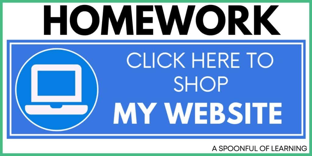 Homework - Click Here to Shop My Website