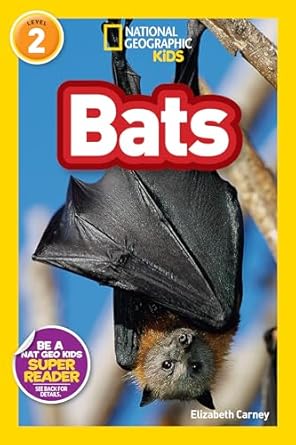 The front cover of a National Geographic book abbout bats