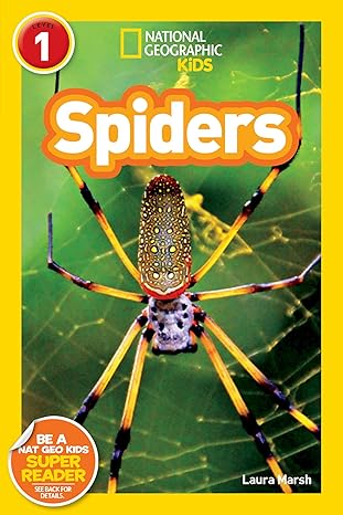 The front cover of a National Geographic Spiders book