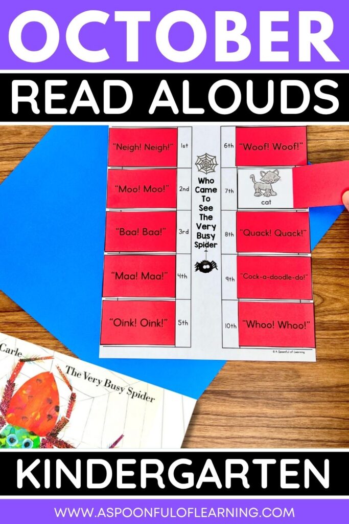 October Read Alouds - Kindergarten