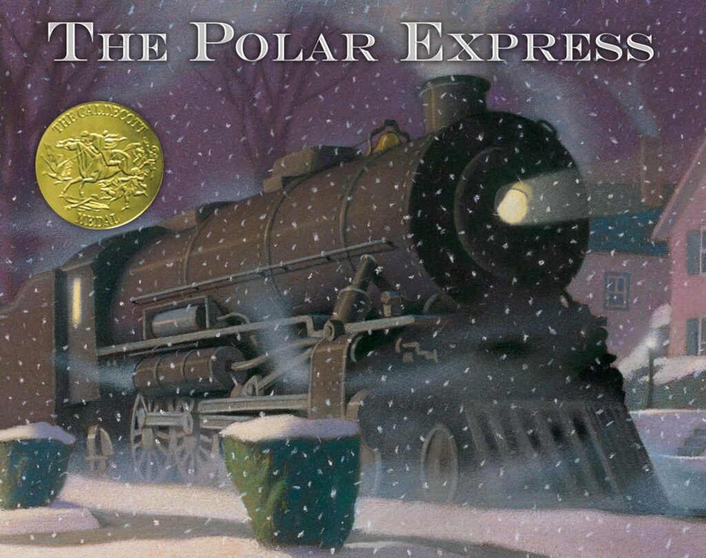 Front cover of the book "The Polar Express"